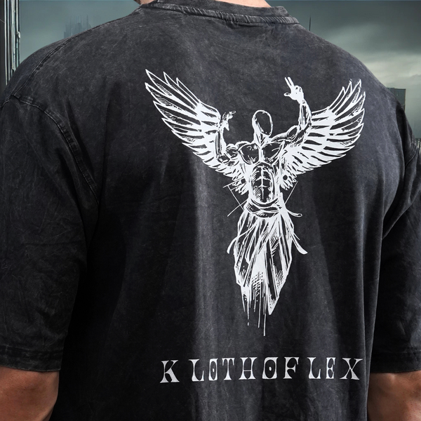 Acid Wash Strechable Cotton Oversize