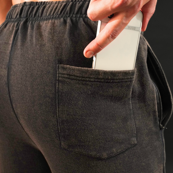 Brown Distressed Joggers