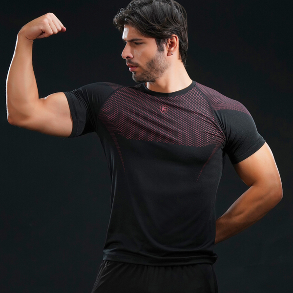 OBSDN Compression Tee-Maroon