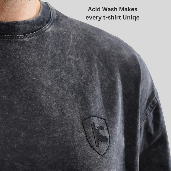 Acid Wash Strechable Cotton Oversize