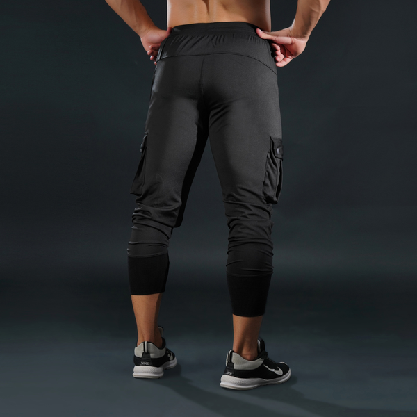 High-Rib Ultra Joggers Black