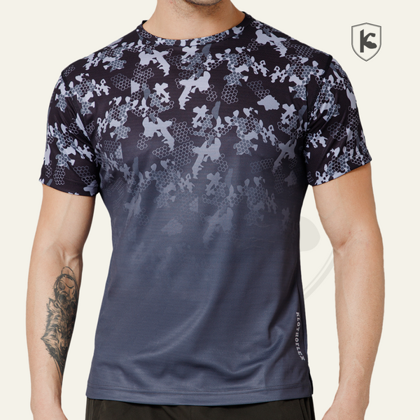 Gradient Camo Sports T-shirt