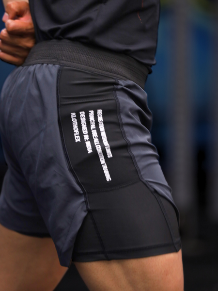 Aero Compression Shorts Grey