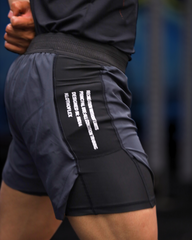 Aero Compression Shorts Grey