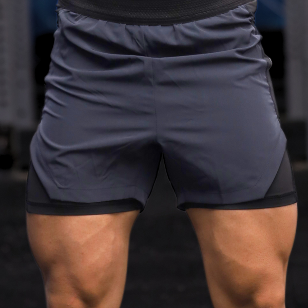 AeroTech Hybrid Liner Shorts Gray