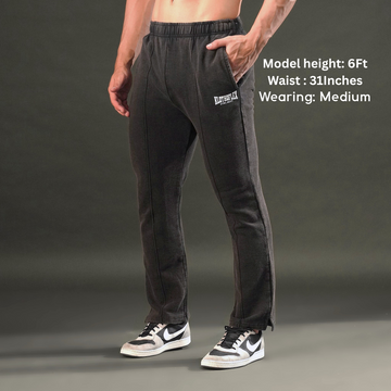 Brown Distressed Joggers