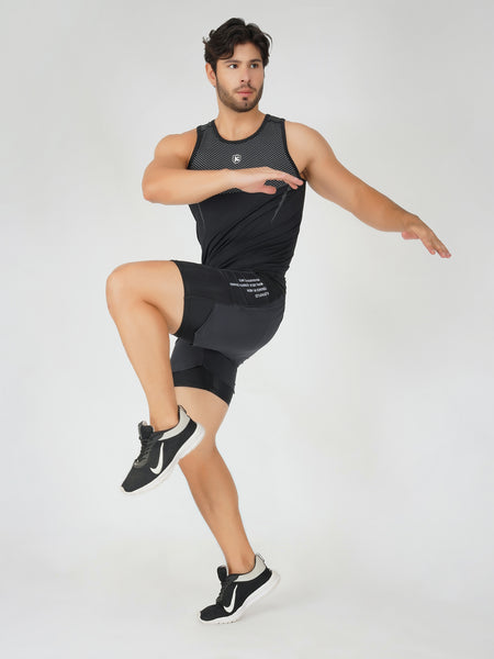 Aero Compression Shorts Grey