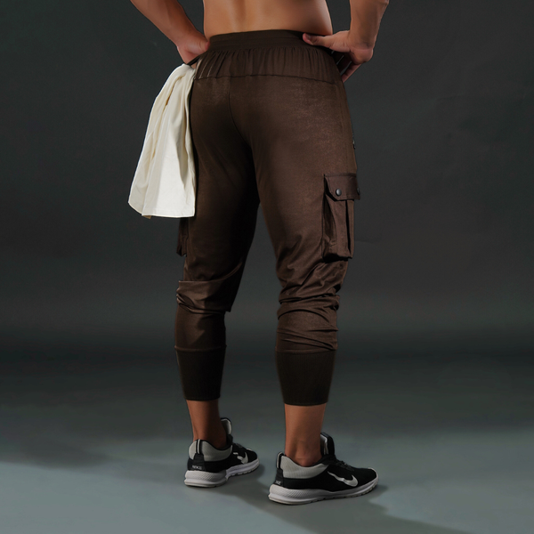 High-Rib Ultra Joggers Brown