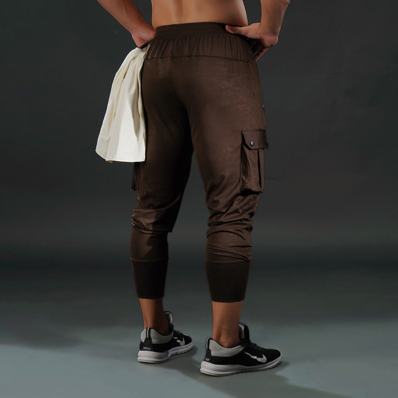High-Rib Ultra Joggers Brown