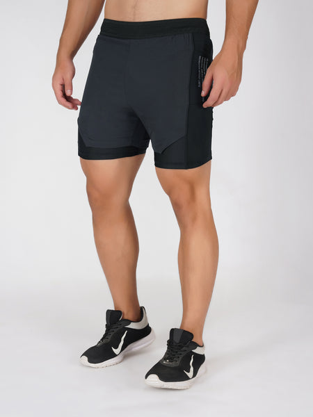 Aero Compression Shorts Grey