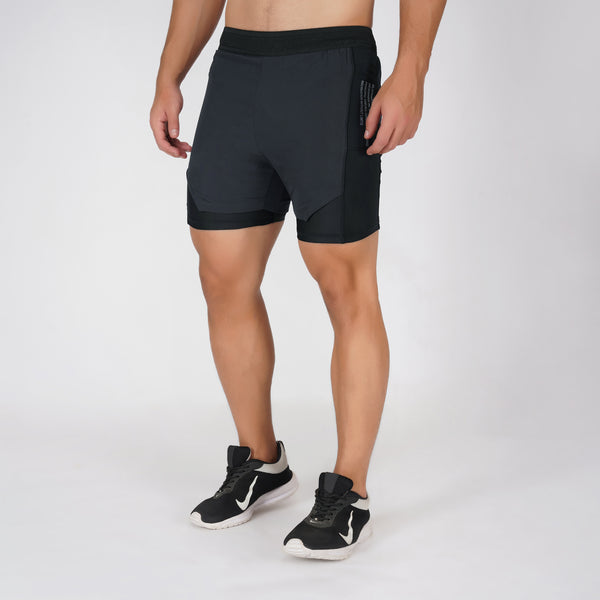Aero Compression Shorts Grey