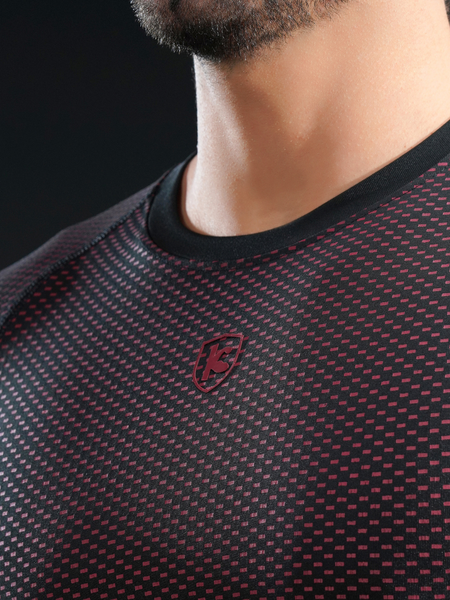 OBSDN Compression Tee-Maroon