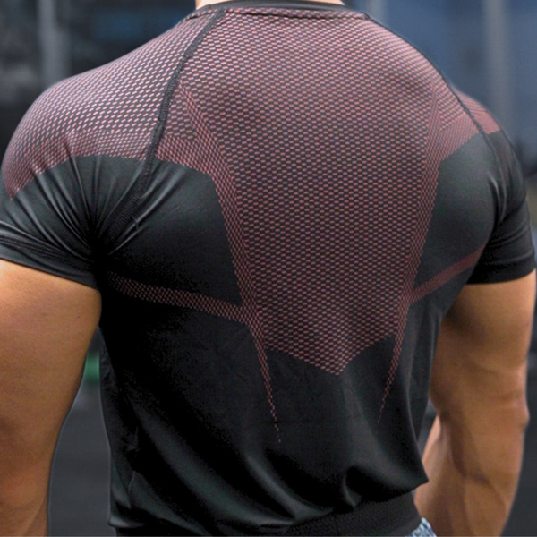 Maroon Obsidian Compression T-shirt