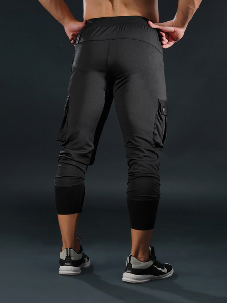 High-Rib Ultra Joggers Black