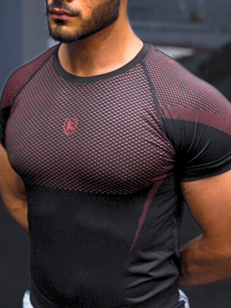 OBSDN Compression Tee-Maroon