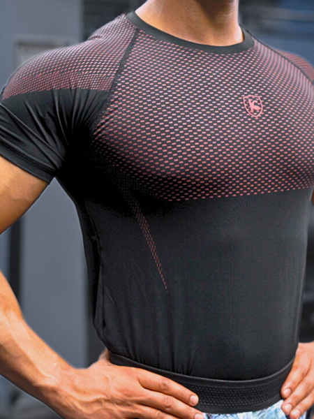 OBSDN Compression Tee-Maroon