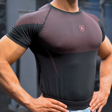 OBSDN Compression Tee-Maroon