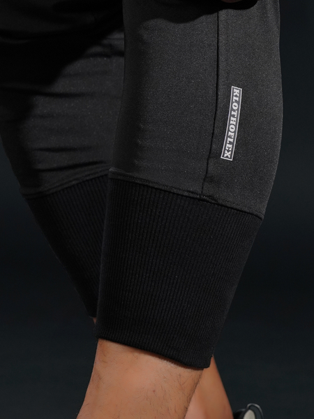 High-Rib Ultra Joggers Black