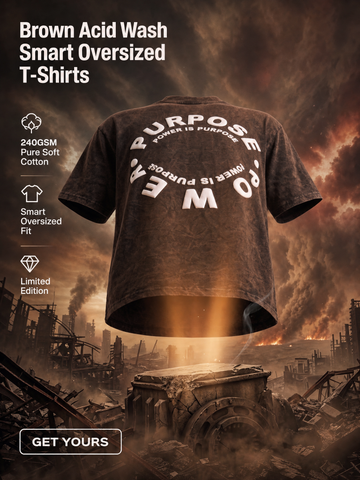 Purpose Distressed Oversize Tee