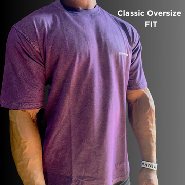 OverSize Ink Acid Wash Cotton T-shirt