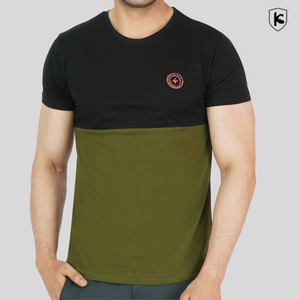 Dual Tone  100% Cotton T-shirt