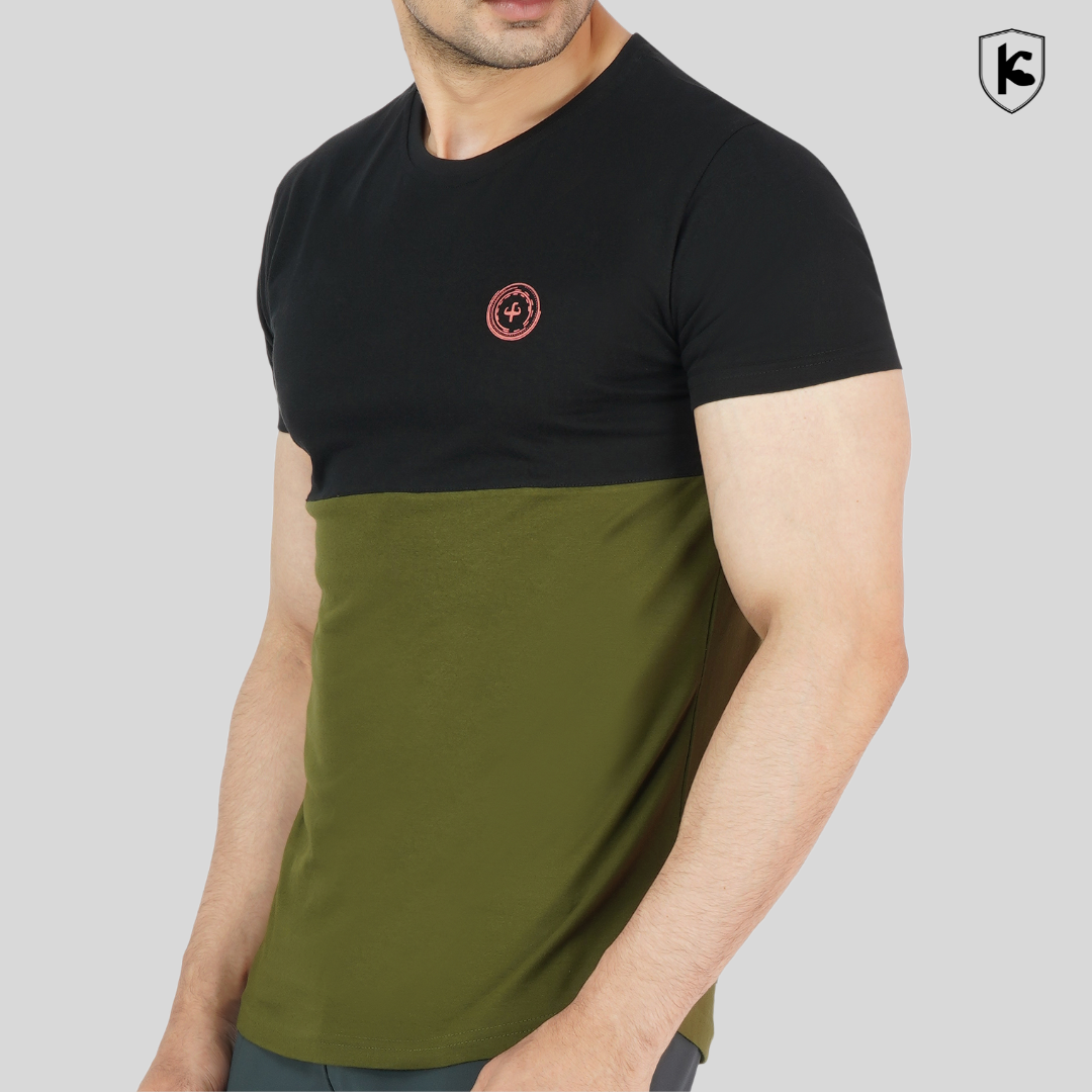 Dual Tone  100% Cotton T-shirt