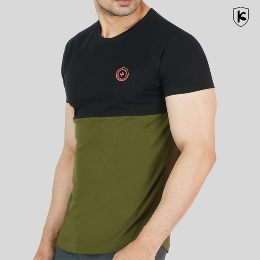 Dual Tone  100% Cotton T-shirt