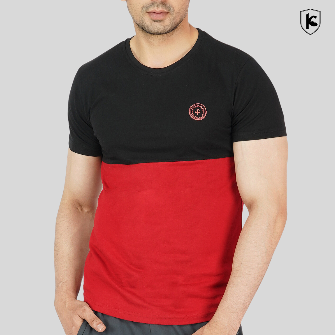 Dual Tone  100% Cotton T-shirt