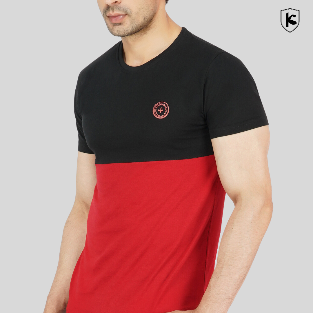 Dual Tone  100% Cotton T-shirt