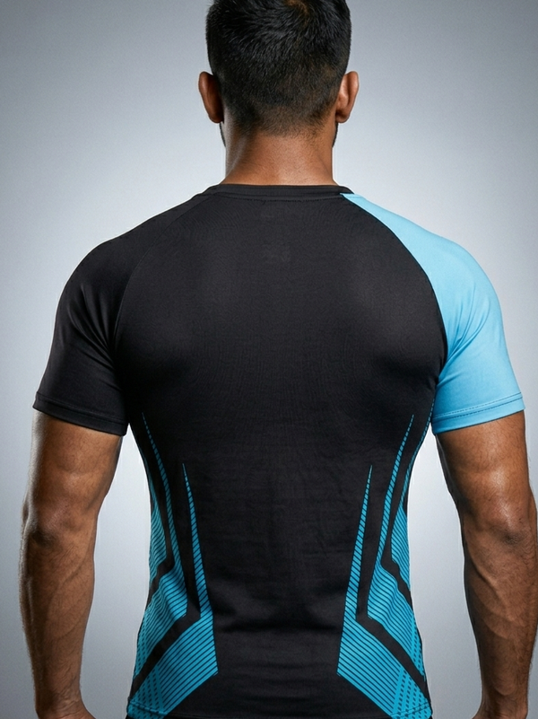 Flare Compression T-shirts EL.Blue