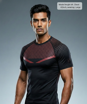 Shadow Hybrid Compression T-shirt